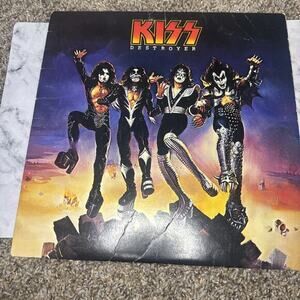 Vintage 1976 Kiss Destroyer LP Record Album Vinyl Original Pressing 7025